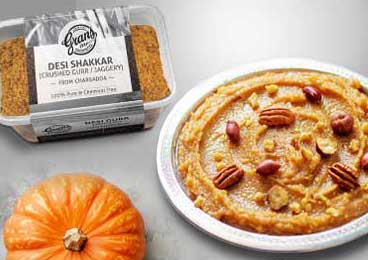 Ghiya Kaddu / Pumpkin Halwa in Desi Shakkar