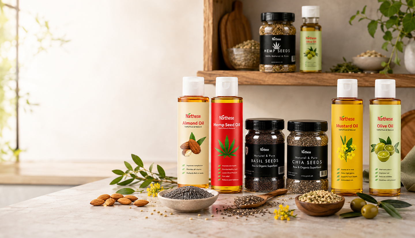 Seeds, & Oils Natural Wellness Essentials